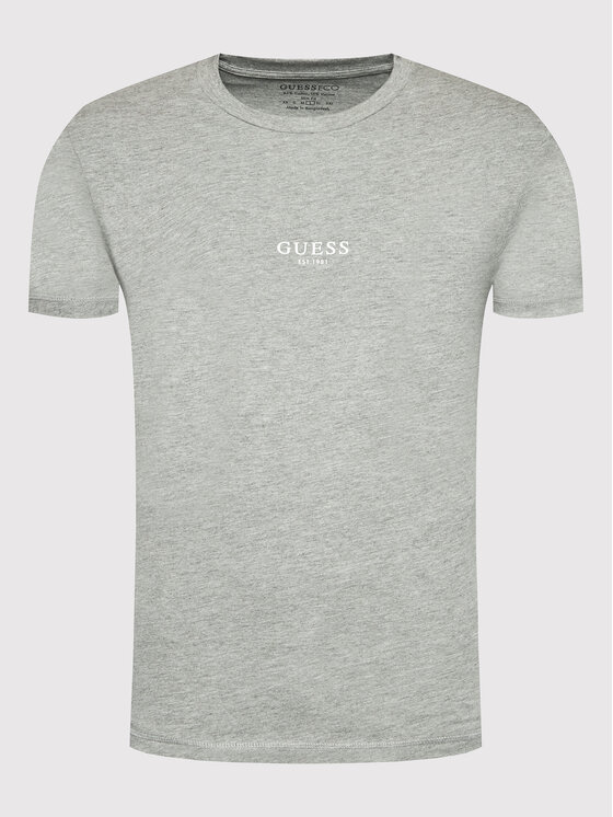 Guess Guess T-krekls M2YI72 I3Z11 Pelēks Slim Fit