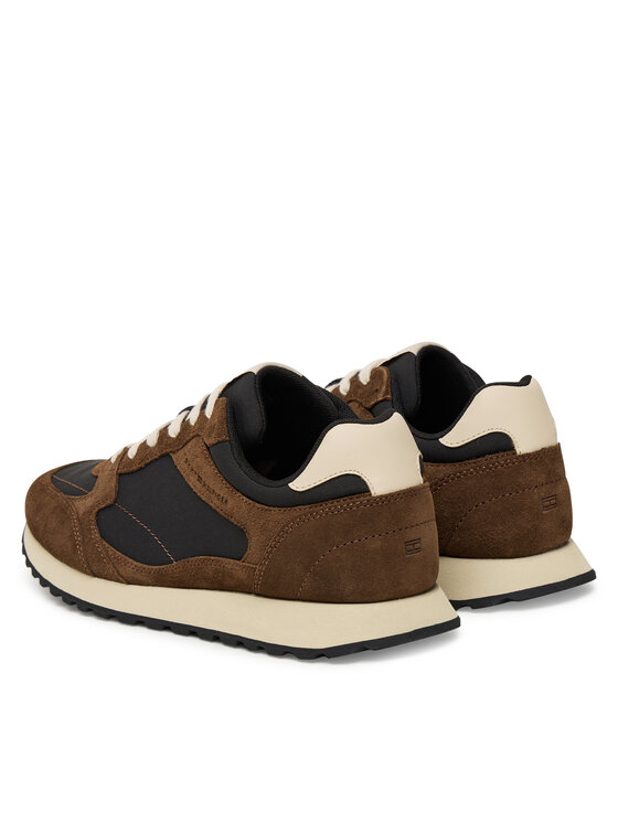 Tommy Hilfiger Tommy Hilfiger Sneakersy New Runner Eva Mix FM0FM05638 Brązowy
