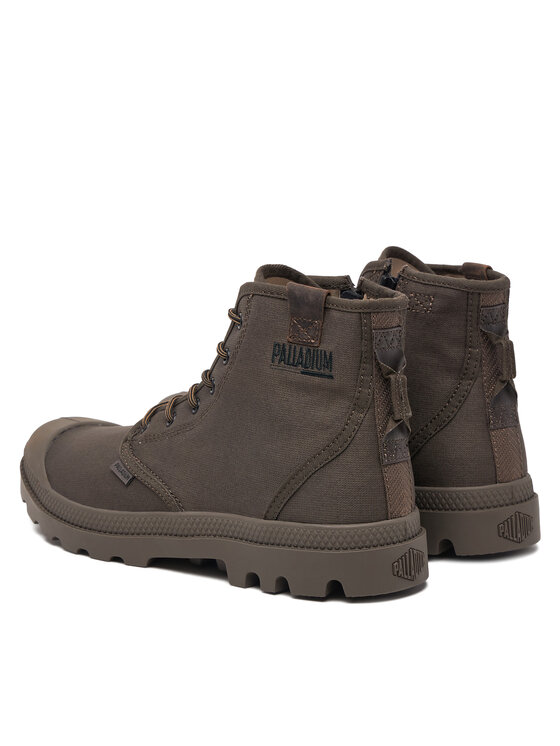 Palladium Palladium Schnürstiefeletten Pampa Pine Wax 74993-282-M Grau