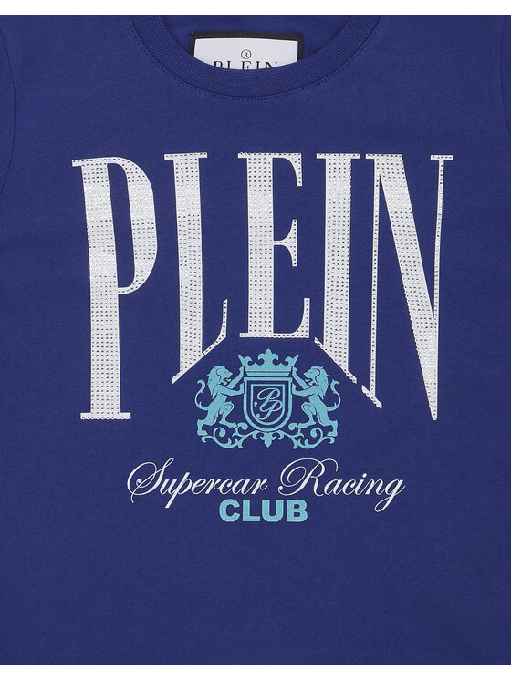 PHILIPP PLEIN PHILIPP PLEIN T-Shirt 28193 Błękitny Regular Fit