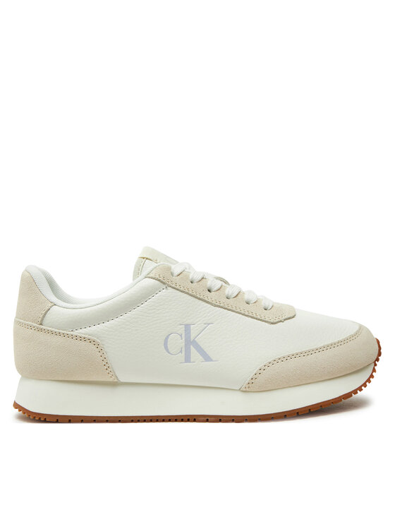 Calvin Klein Jeans Calvin Klein Jeans Tenisice Runner Laceup Low Mix Mg YW0YW01798 Bijela
