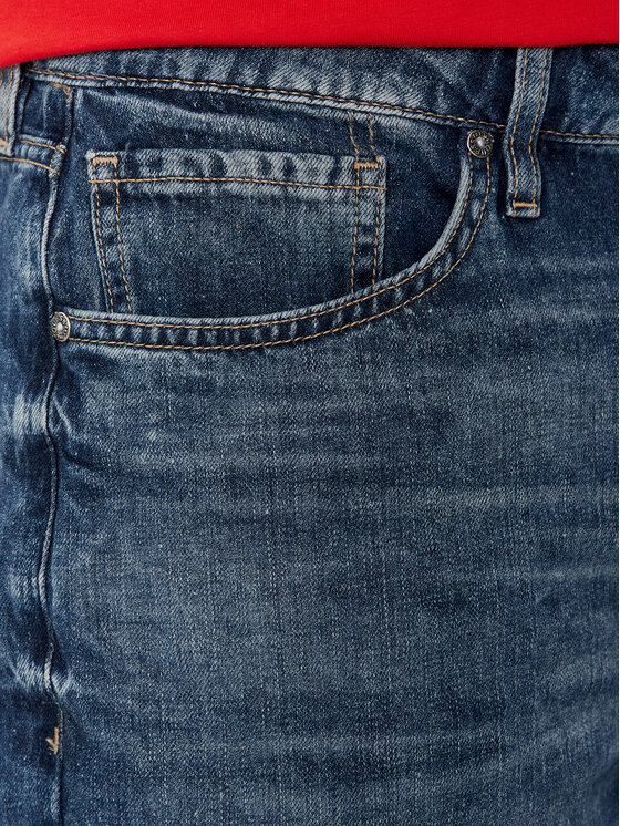 Guess Guess Džínové šortky M4GD27 D5AY1 Tmavomodrá Regular Fit
