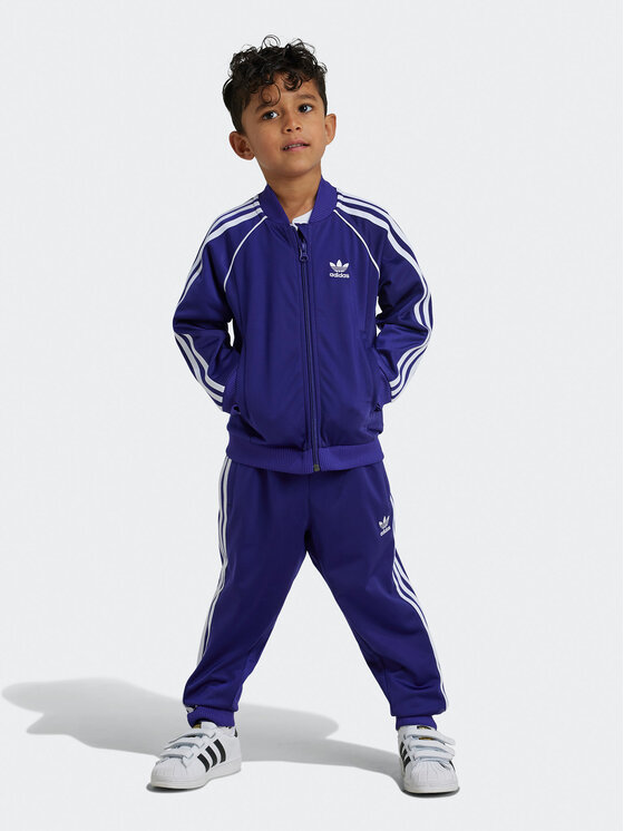 Tuta adidas viola uomo sale