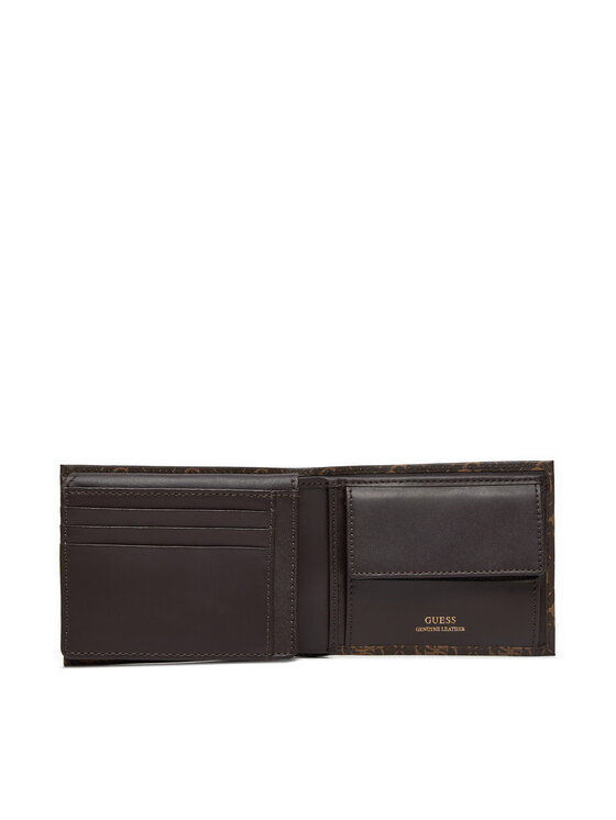 Guess Guess Velká pánská peněženka SMVELE LEA24 Hnědá