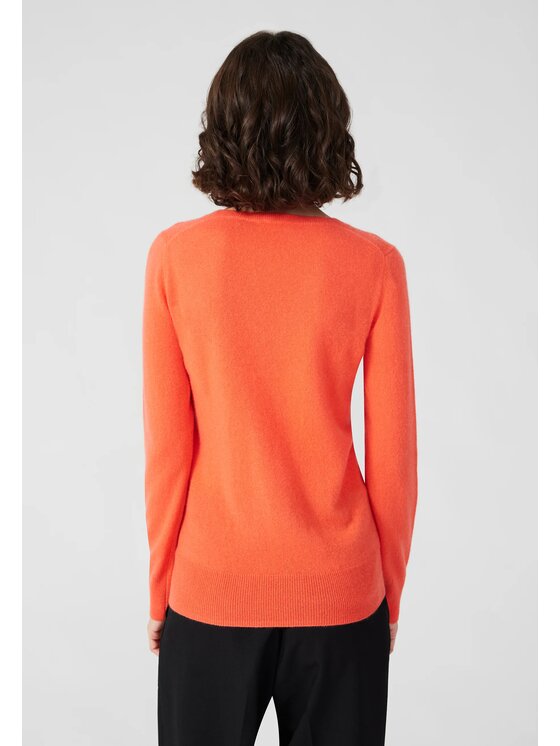 Style Republic Style Republic Sweter Kaszmir Pomarańczowy Comfort Fit