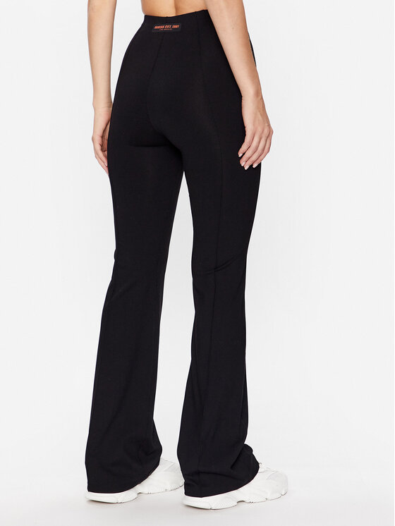 Guess Guess Jogginghose Aggie V3YB02 MC04N Schwarz Flare Fit