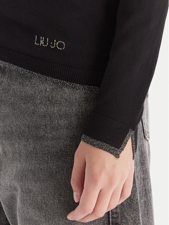 Liu Jo Liu Jo Svetr MF5227 MS49I Černá Regular Fit