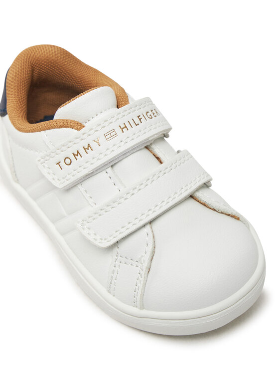 Tommy Hilfiger Tommy Hilfiger Sneakersy Low Cut Velcro Sneaker T1X9-33835-1355 M Biały