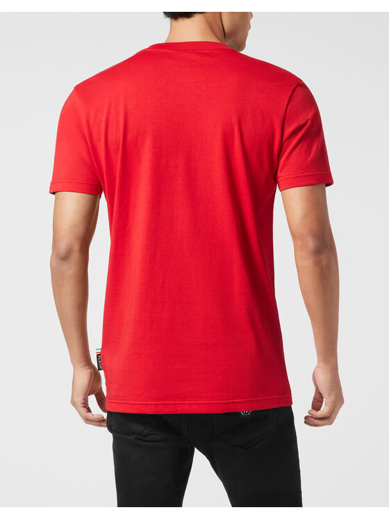 PHILIPP PLEIN PHILIPP PLEIN T-Shirt 26159 Czerwony Regular Fit