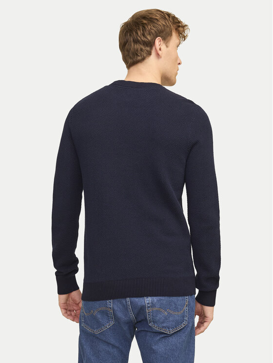 Jack&Jones Jack&Jones Sweater Globe 12258139 Sötétkék Regular Fit
