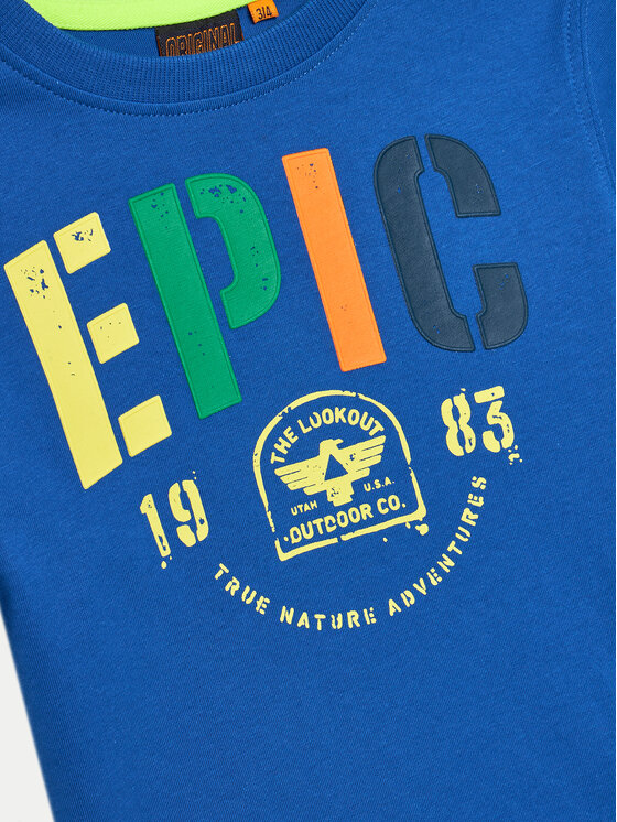 Original Marines Original Marines T-shirt DEP2133B Plava Regular Fit