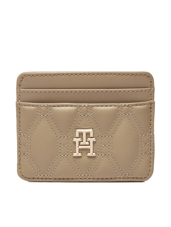 Tommy Hilfiger Puzdro na kreditné karty AW0AW16591 Béžová