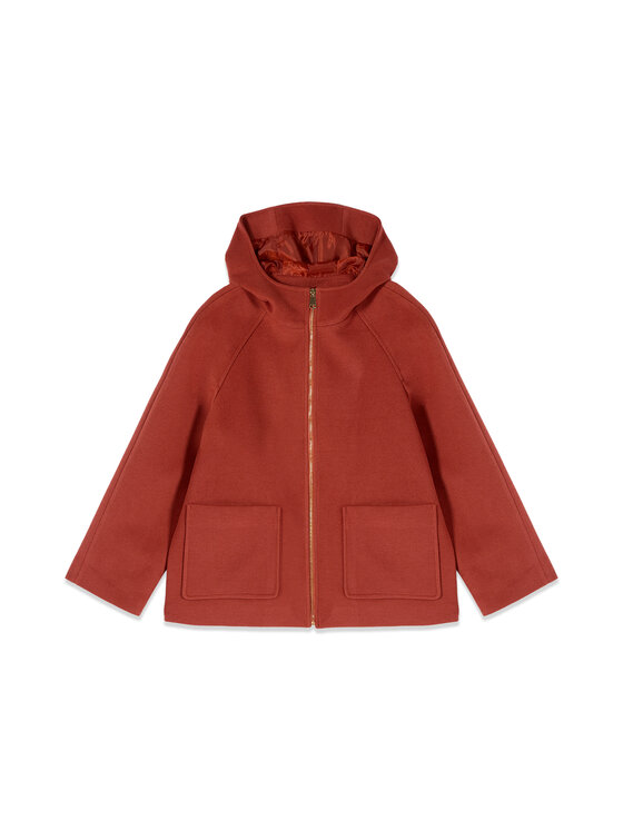Oltre Oltre Płaszcz zimowy 8131J000292N027 Pomarańczowy Regular Fit