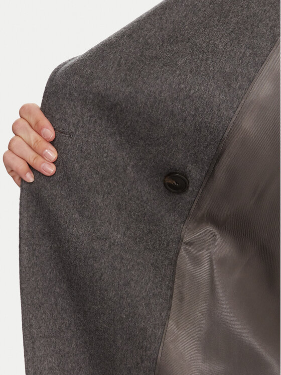 Weekend Max Mara Weekend Max Mara Cappotto di transizione Cascia 2525016072 Grigio Regular Fit