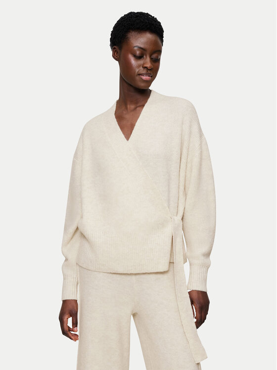 Triumph Triumph Ζακέτα Amourette Cozy 10225069 Εκρού Relaxed Fit