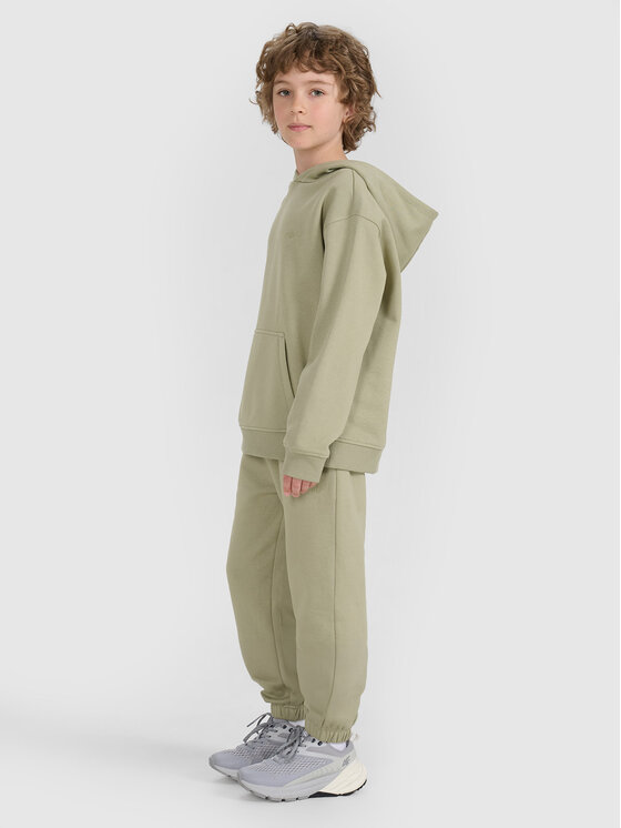 4F 4F Bluza BASIC+ Zielony jasny Oversize