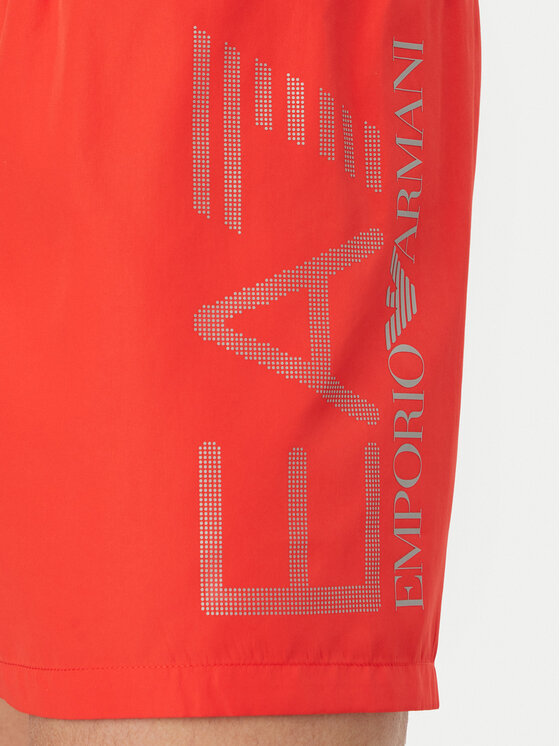 EA7 Emporio Armani EA7 Emporio Armani Плувни шорти 7M002001 AF14497 M5096 Червен Regular Fit