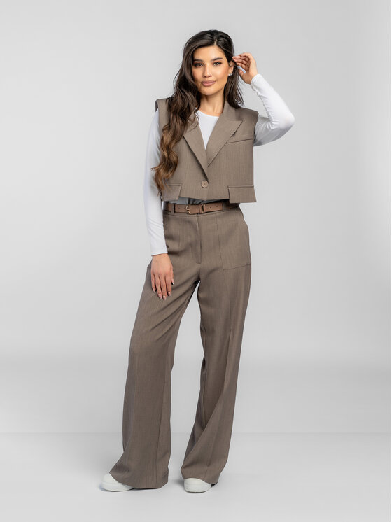 Salme Salme Oblek Elizabeth Béžová Regular Fit