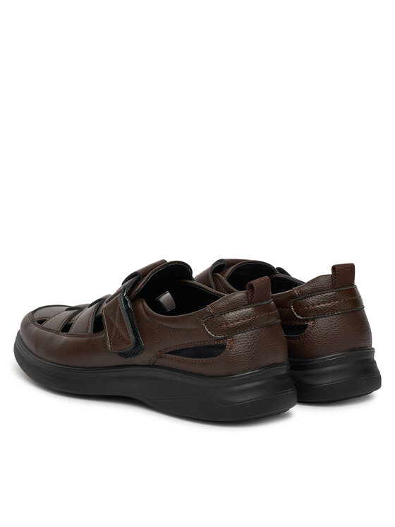 Lanetti Lanetti Sandali MSS20518-03 Rjava