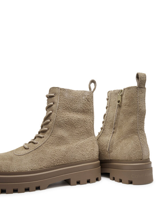 Calvin Klein Jeans Calvin Klein Jeans Žygio batai Lugged Lace Zip Boot Oxf Hr Su YM0YM01068 Smėlio