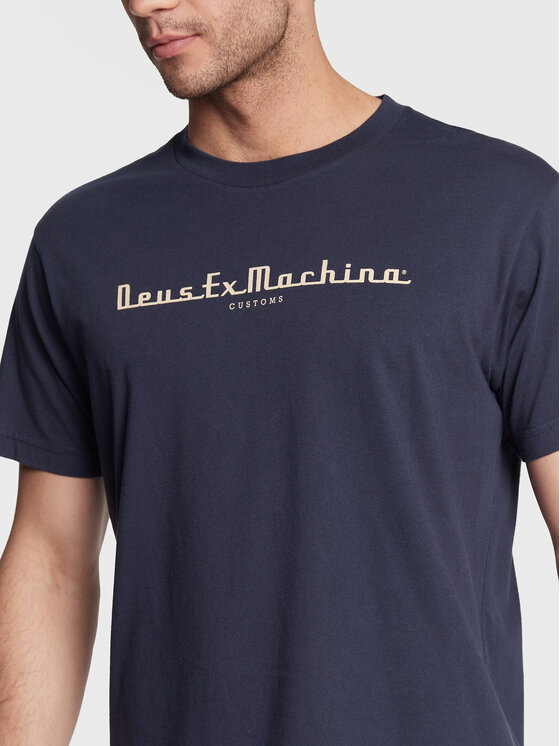 Deus Ex Machina Deus Ex Machina Тишърт Delorean DMF221380C Тъмносин Regular Fit