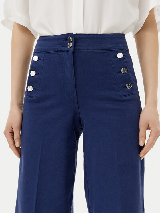 Silvian Heach Silvian Heach Džínsy Serrano GPP25086JE Modrá Wide Leg