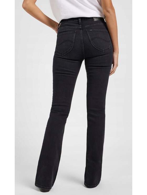 Lee Lee Jeansy Breese Boot Czarny Bootcut Fit