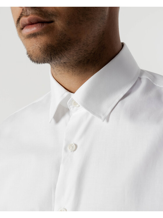 Selected Homme Selected Homme Koszula SLHREGETHAN SHIRT LS CLASSIC B NOOS Biały Classic Fit