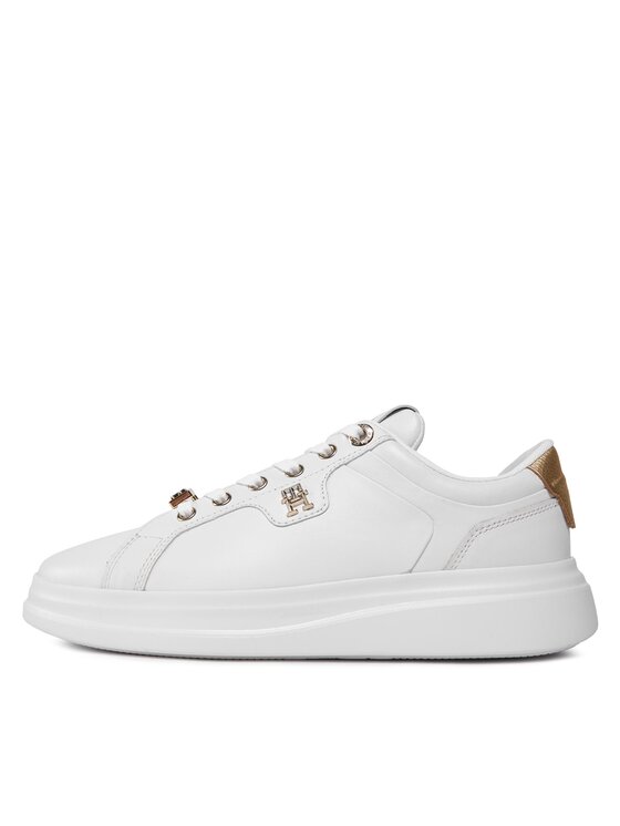 Tommy Hilfiger Tommy Hilfiger Сникърси Pointy Court Sneaker Hardware FW0FW07780 Бял