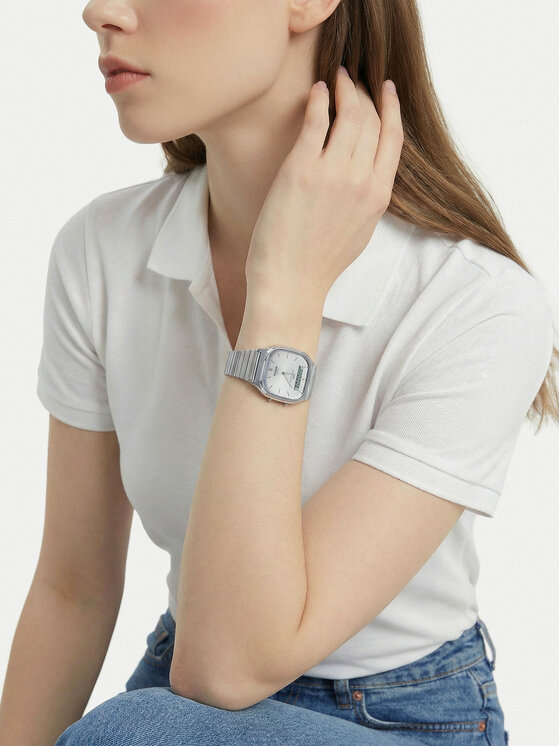 Casio Casio Ρολόι AQ-240E-7AEF Ασημί