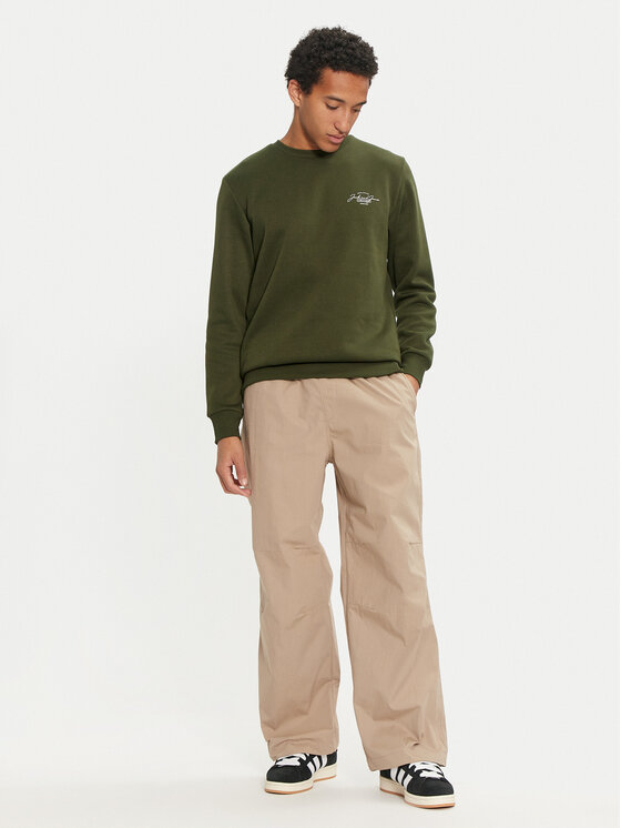 Jack & Jones Jack & Jones Spodnie materiałowe Parachute 12260931 Beżowy Loose Fit