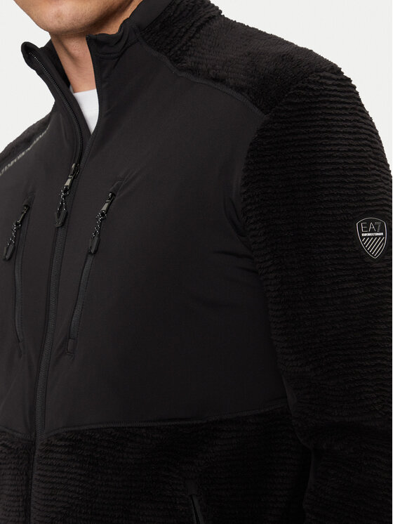 EA7 Emporio Armani EA7 Emporio Armani Mikina 6DPMA4 PJSTZ 1200 Černá Regular Fit