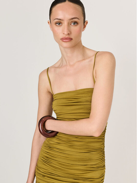 La Mania La Mania Vestito DELLA Verde Classic Fit