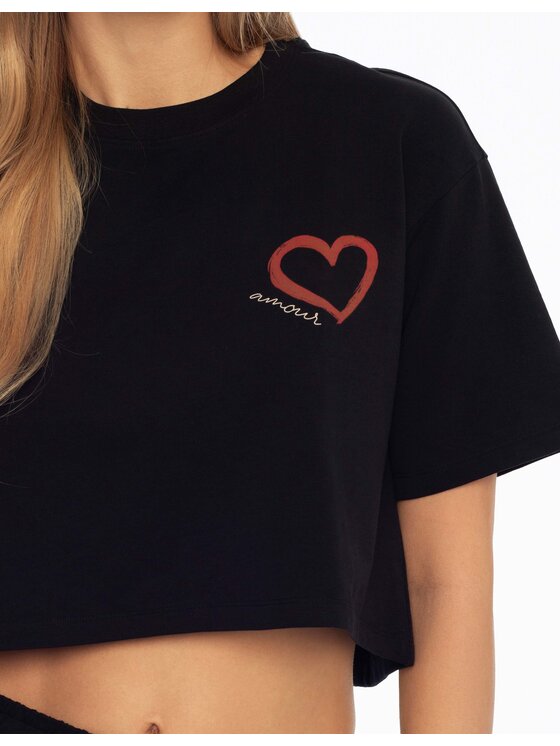 Henderson Henderson Piżama 41651-99X Czarny Regular Fit