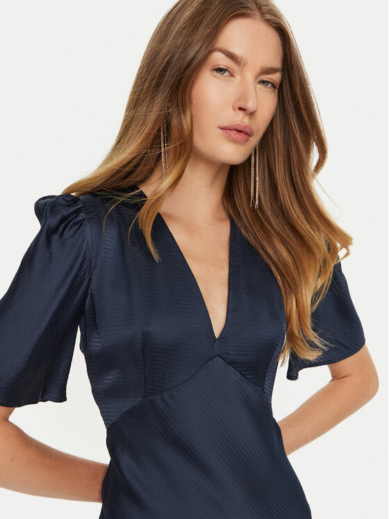 TWINSET TWINSET Rochie de seară 242TP2475 Bleumarin Slim Fit