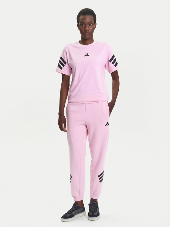 adidas adidas Spodnie dresowe Future Icons 3-Stripes JE0158 Różowy Regular Fit