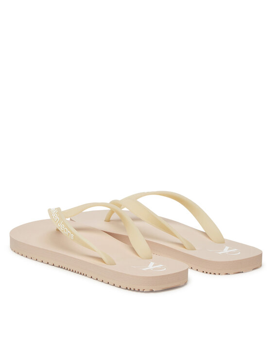 Calvin Klein Jeans Calvin Klein Jeans Flip-flops Beach Sandal Transparent Tpu YW0YW01829 Rózsaszín