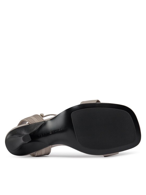 Tommy Hilfiger Tommy Hilfiger Sandały Sporty Leather High Heel Sandal FW0FW07795 Beżowy
