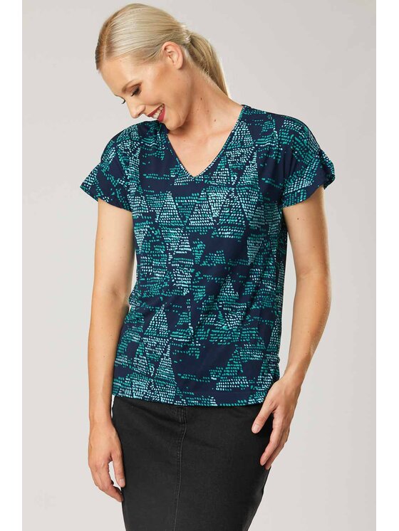 QUIOSQUE QUIOSQUE Halenka 16-TD-145 E-COM Tmavomodrá Regular Fit