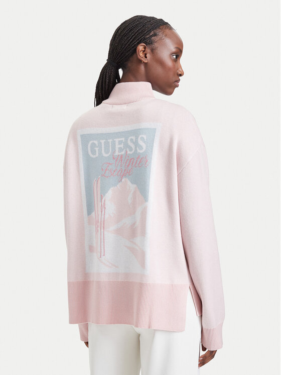Guess Guess Пуловер V6BR12 Z1673 Светлорозов Regular Fit