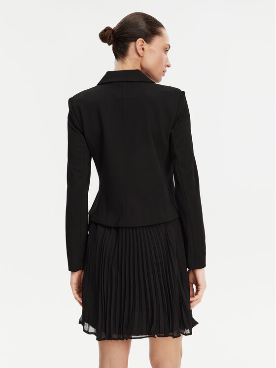 DKNY DKNY Kokteiļkleita DD4K1D67 Melns Regular Fit