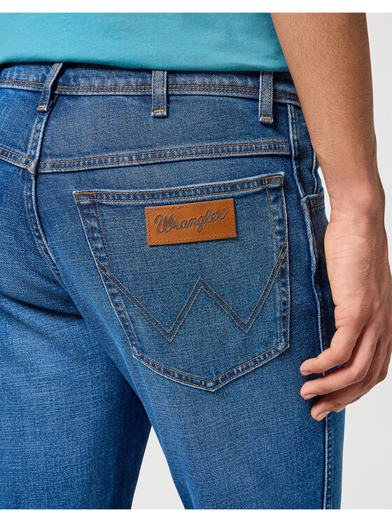 Wrangler Wrangler Jeansy TEXAS SLIM Niebieski Slim Fit