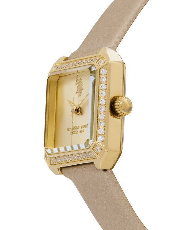 U.S. Polo Assn. U.S. Polo Assn. Часовник Brigitte USP8478YG Златист
