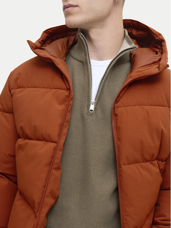 Jack&Jones Jack&Jones Zimska jakna Global 12283517 Narančasta Regular Fit