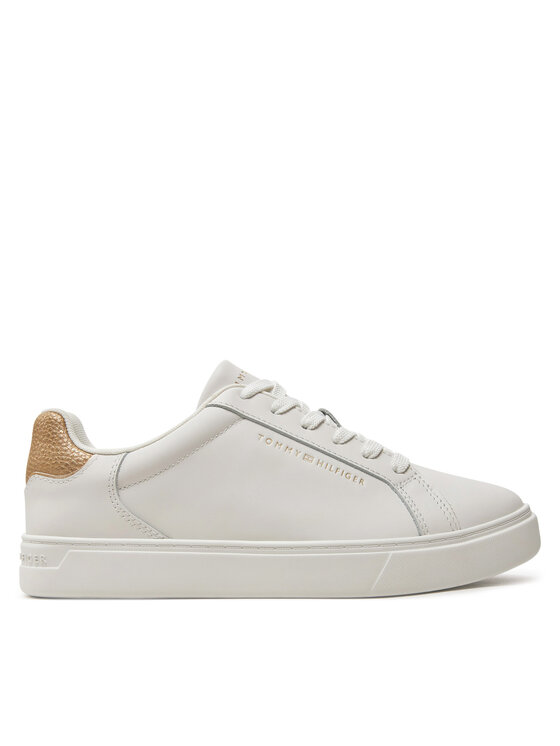 Tommy Hilfiger Tommy Hilfiger Laisvalaikio batai Essential Court FW0FW08350 Écru