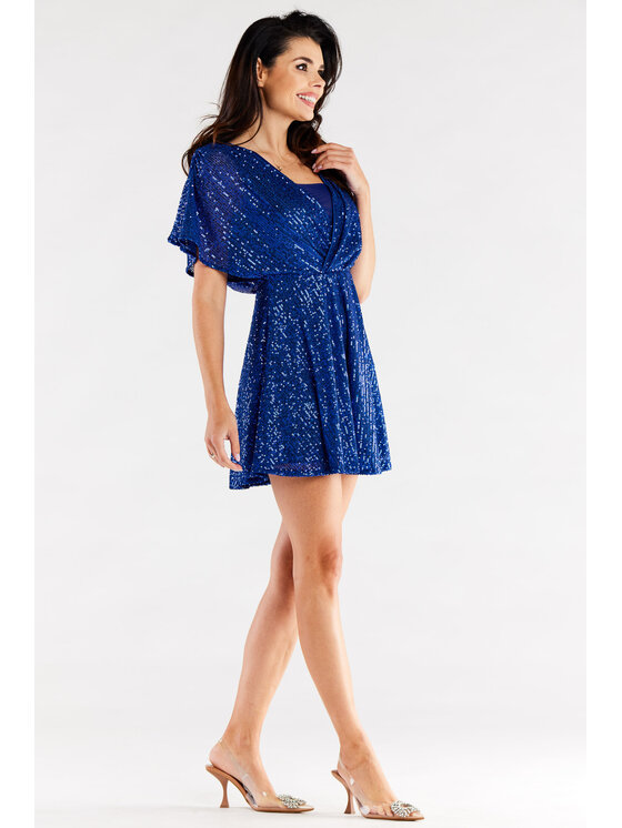 Awama Awama Abito da sera A488 Blu Basic Fit