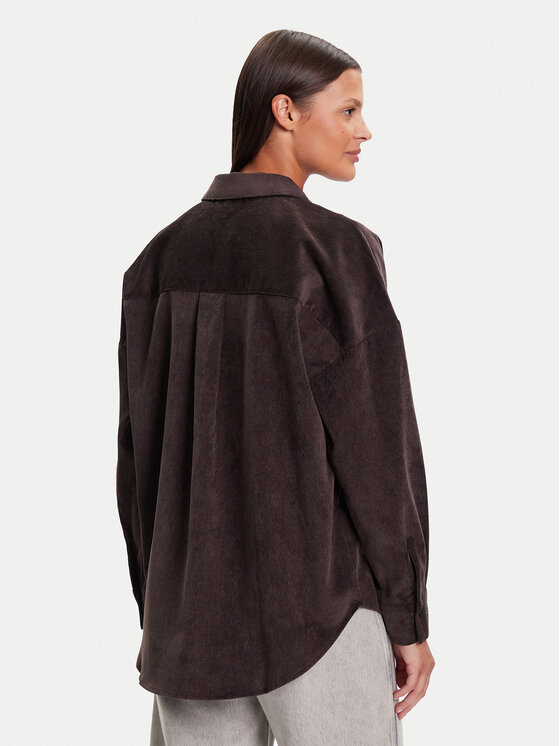 Vero Moda Vero Moda Srajca Sanne 10317194 Rjava Oversize