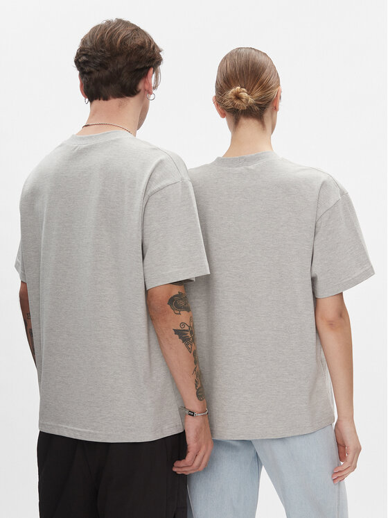 2005 2005 T-Shirt Unisex Basic Tee Grau Relaxed Fit