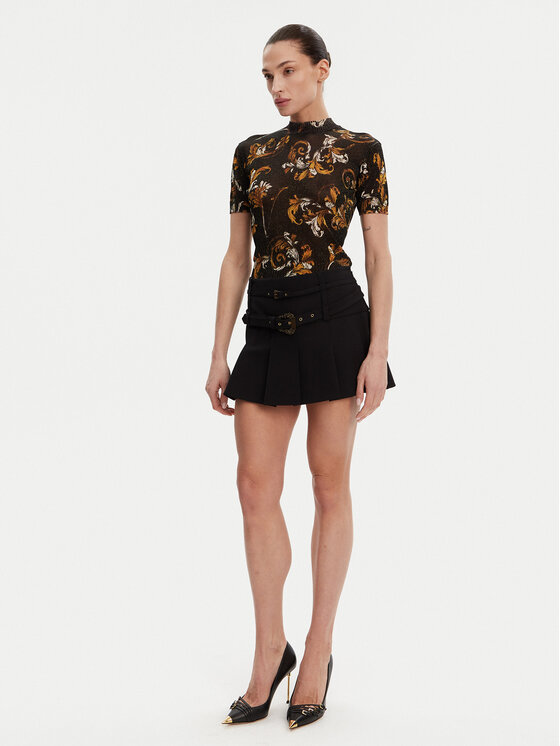 Versace Jeans Couture Versace Jeans Couture Πουλόβερ 78HAFM07 Μαύρο Slim Fit