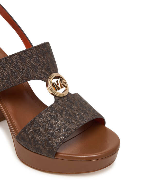 MICHAEL Michael Kors MICHAEL Michael Kors Sandały Erin Platform 40S6ERHS1B Brązowy